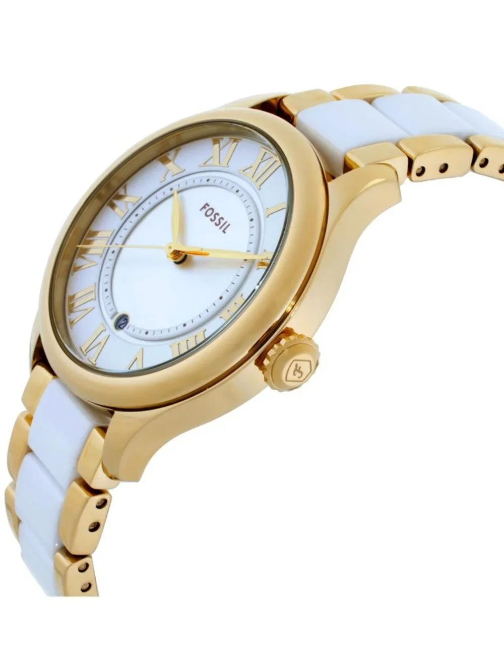 NWT Fossil Gilmore Quartz White Dial Ladies Watch
